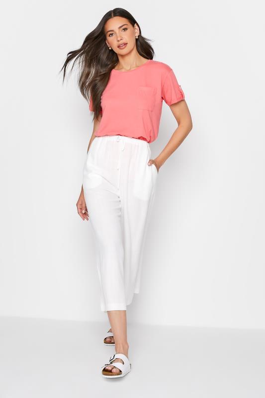 LTS Tall Coral Pink Short Sleeve Pocket T-Shirt 2