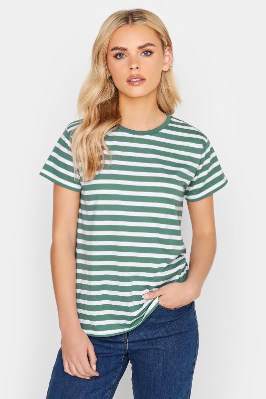PixieGirl 2 PACK Green & White Stripe T-Shirts | PixieGirl 2