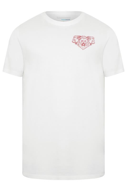 BadRhino Big & Tall White England T-Shirt | BadRhino 6