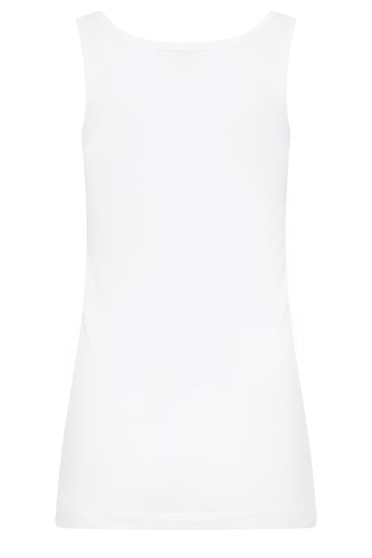 LTS Tall Women's White Vest Top | Long Tall Sally 6