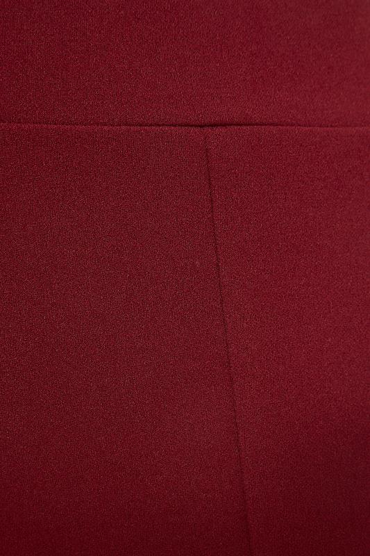 Red Scuba Front Split Trousers_S.jpg