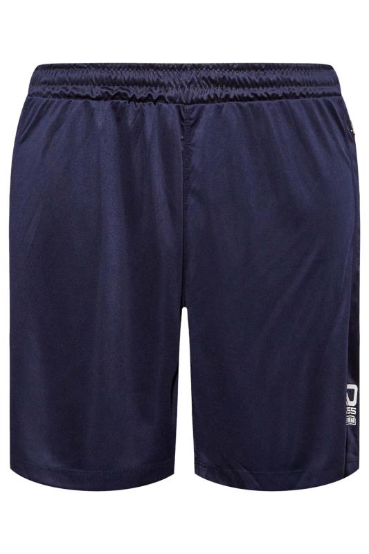 D555 Big & Tall Navy Blue Dry Wear Active Shorts | BadRhino 4
