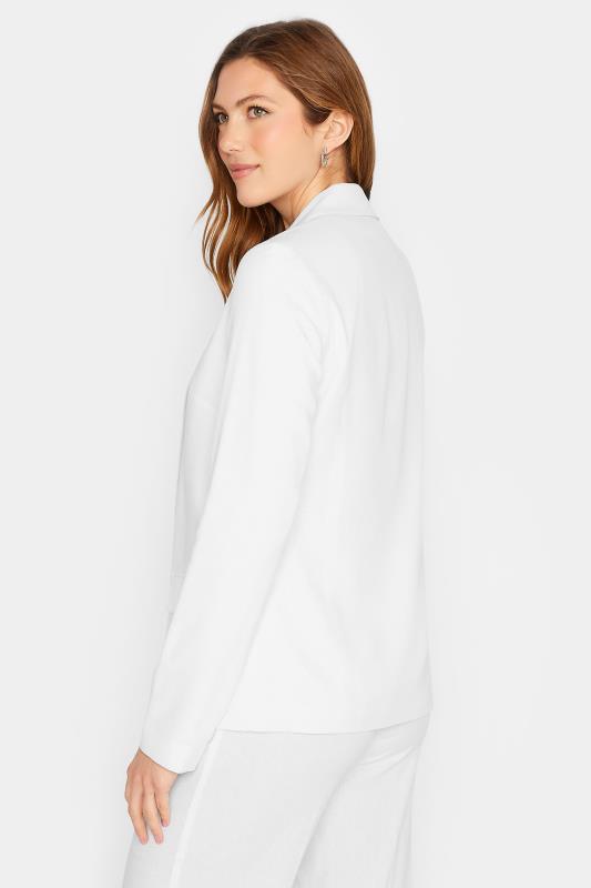 LTS Tall White Linen Blazer Jacket | Long Tall Sally  3