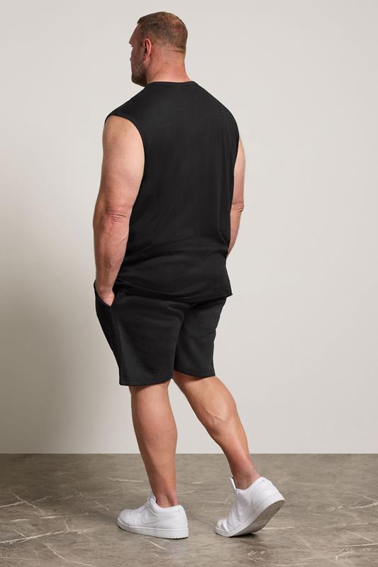 IronRhino Big & Tall Black 'Rest Day' Vest & Short Set | BadRhino 2