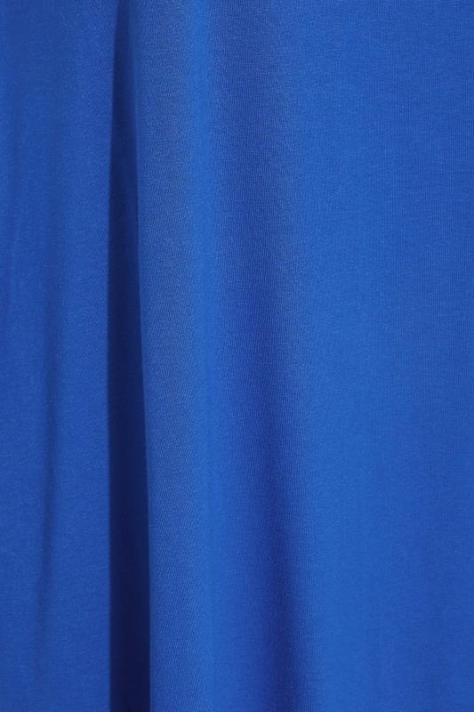 Plus Size Blue Strap Detail Vest Top | Yours Clothing 5