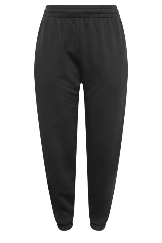 YOURS Curve Black Cuffed Joggers | Yours Clothing 6