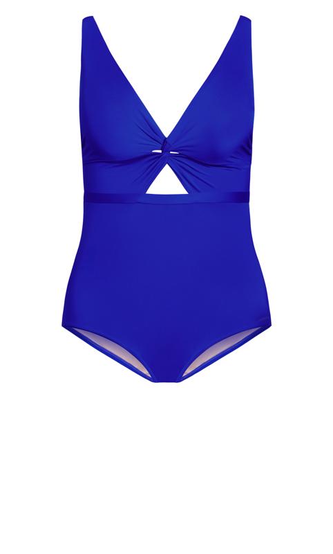 Evans Blue Twisted Swimsuit 3