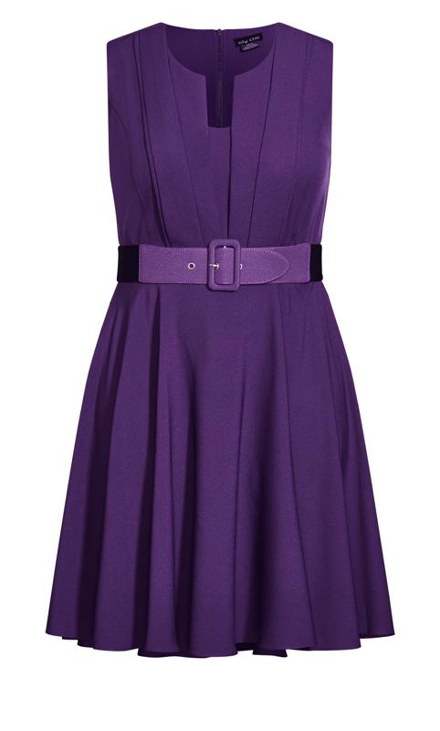 Evans Purple Vintage Veronica Dress 4