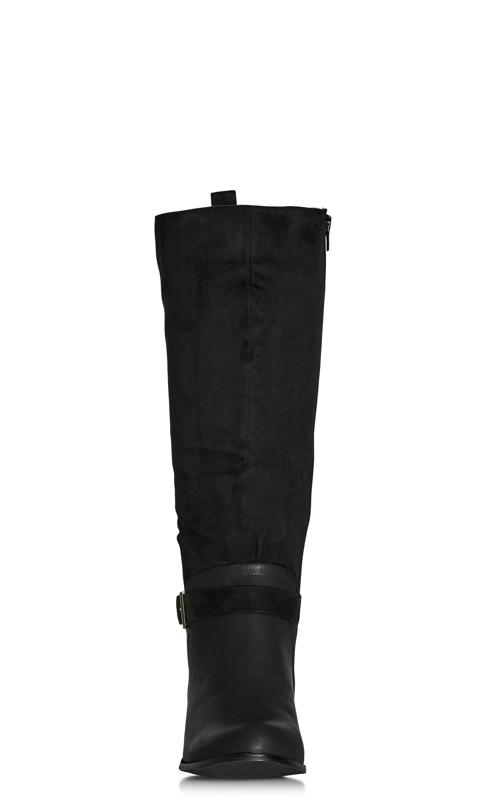 Evans Chocolate Brown Wide Fit Knee High Boots 5