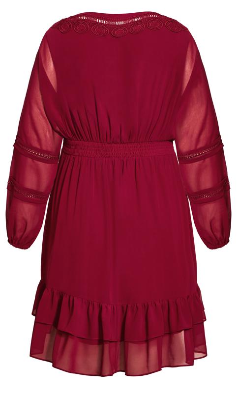 City Chic Red Sweetheart Dress 5