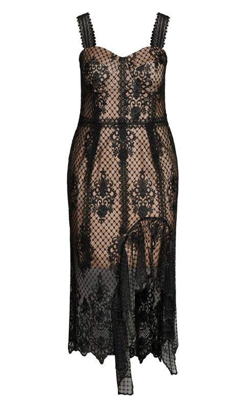 Evans Black Glamorous Lace Dress 2