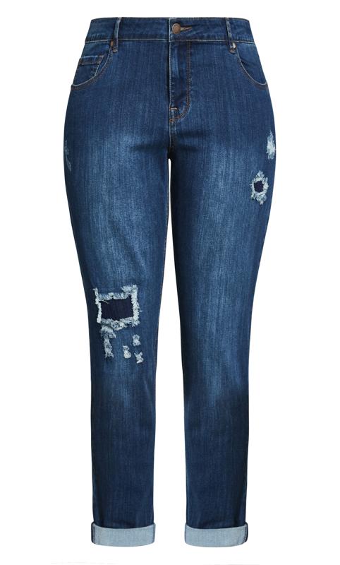 Evans Blue Ripped Jeans 4