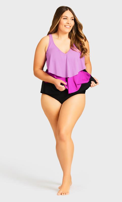 FOCUSSEXY Women's Long Swim Shorts Plus Size Swimming Board Shorts High  Waisted Tummy Control Capri Legging Bathing Suit Bottoms 