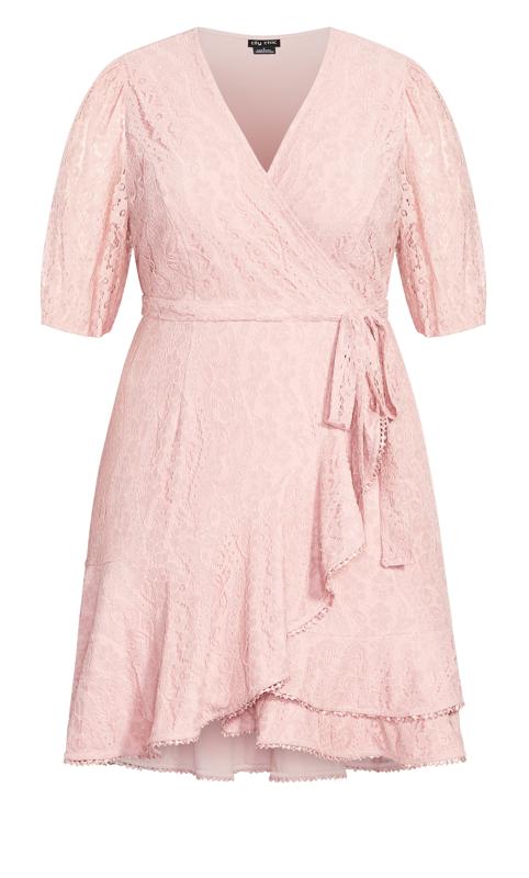 Evans Pink Sweetie Sleeve Dress 4