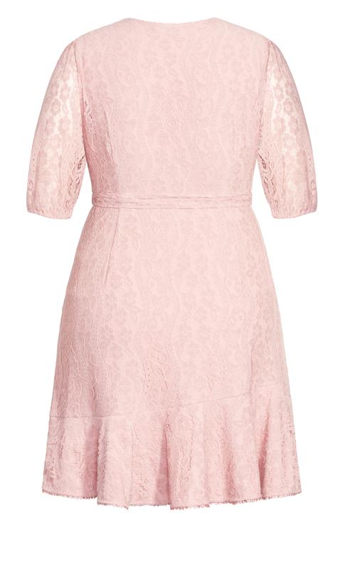 Evans Pink Sweetie Sleeve Dress 5