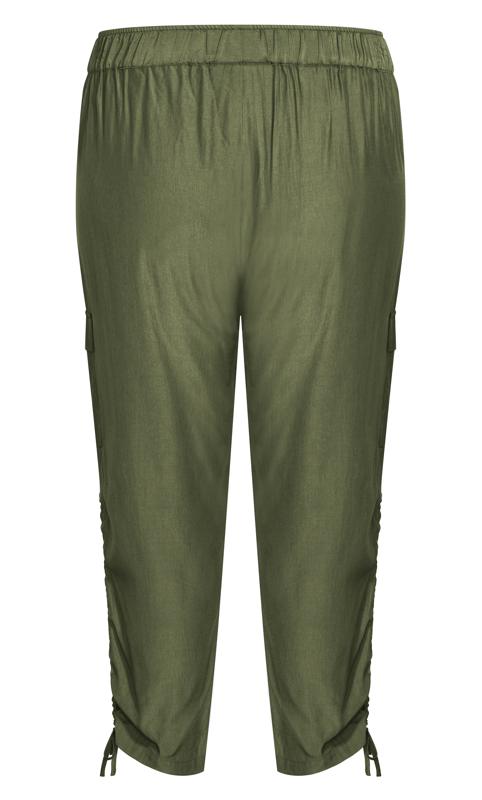 Evans Green Shiloh Ruched Trouser 6