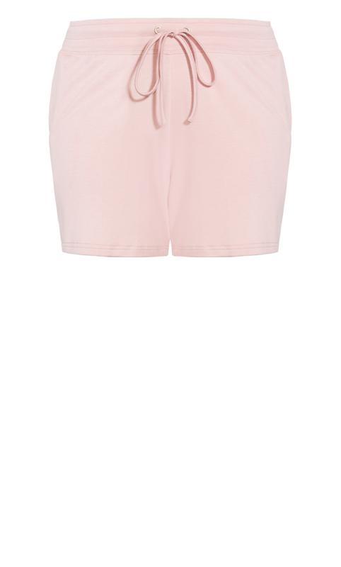 Evans Pink Knit Tie Short 6