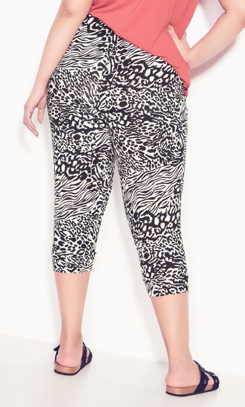 Ebony Zebra Crop Trouser 5