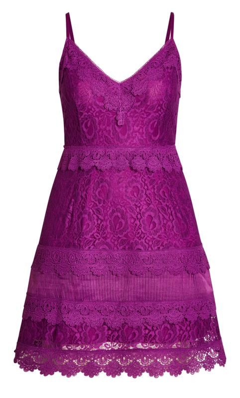 Evans Purple Nouveau Dress 4
