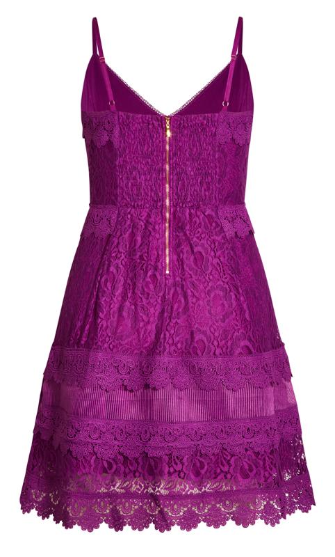 Evans Purple Nouveau Dress 5