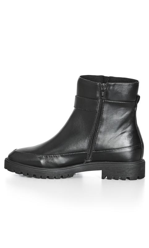 Brazy Black Wide Width Ankle Boot 4