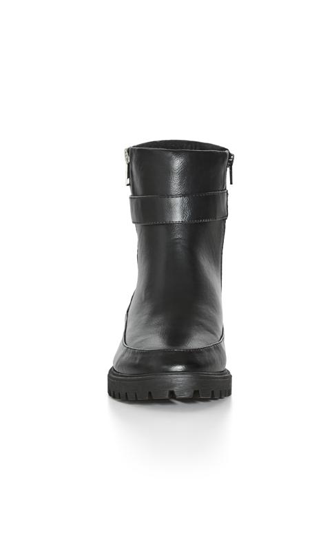 Brazy Black Wide Width Ankle Boot 5
