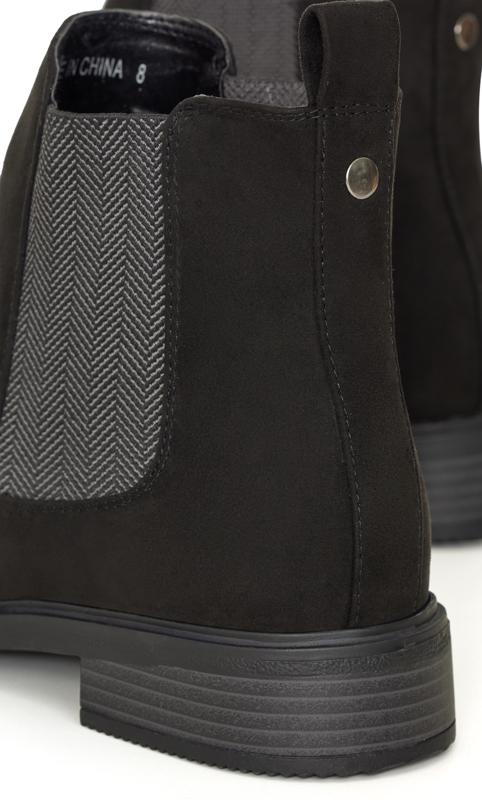 Amber Black Wide Width Ankle Boot  7