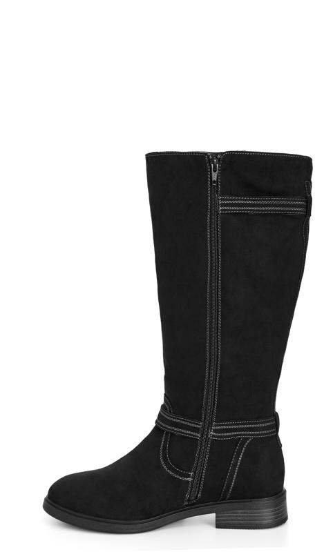 Black Wide Width Marcy Long Boot 4