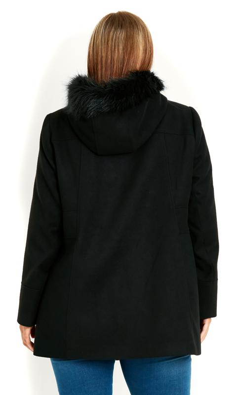 Duffle Black Coat 4