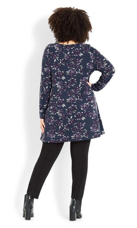 Navy Floral Tunic 4