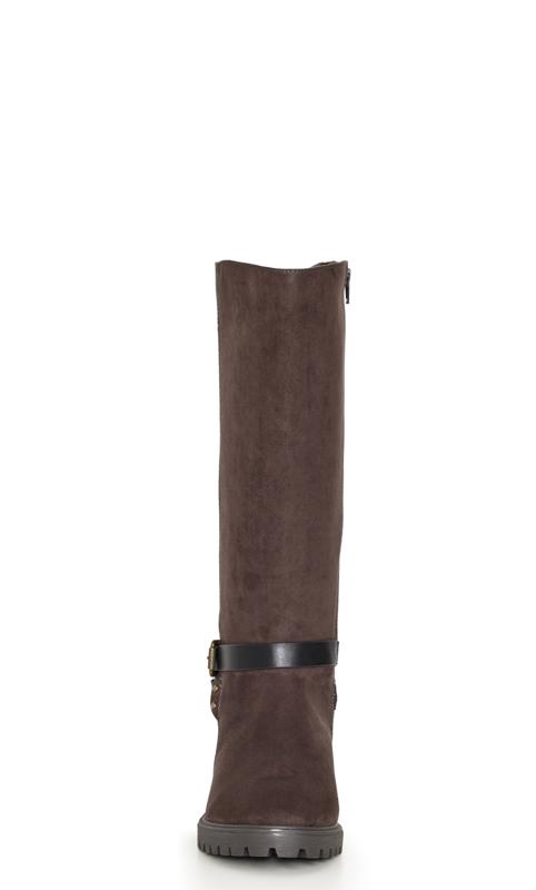 Evans Brown WIDE FIT Cath Tall Boot 5