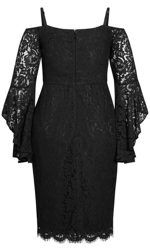 Evans Black Lace Amour Dress 6
