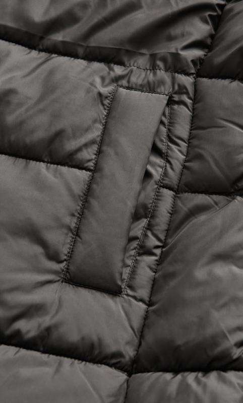 Evans Black Hooded Puffer Coat | Evans 4
