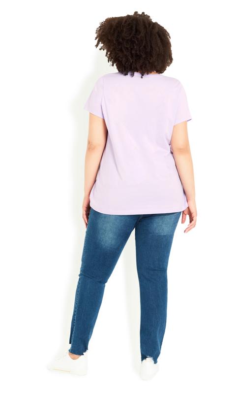 Gathered V Neck Lilac Cotton Top 5