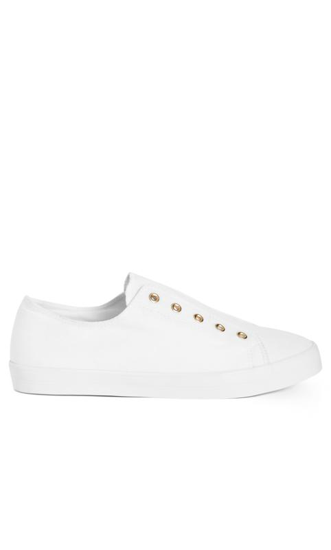 Laceless White Trainer 2