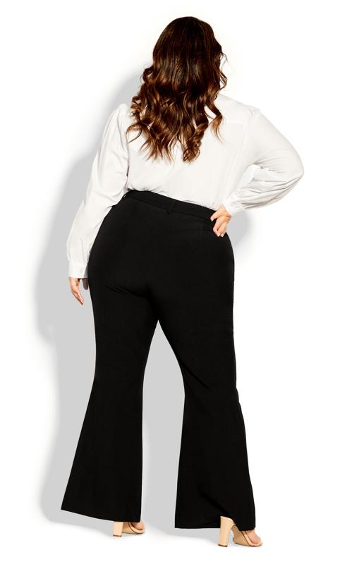 Evans White Flared Trousers 4