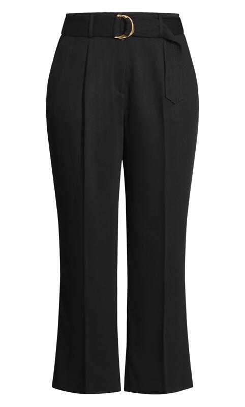 Evans Oxblood Red High Waisted Trousers 4