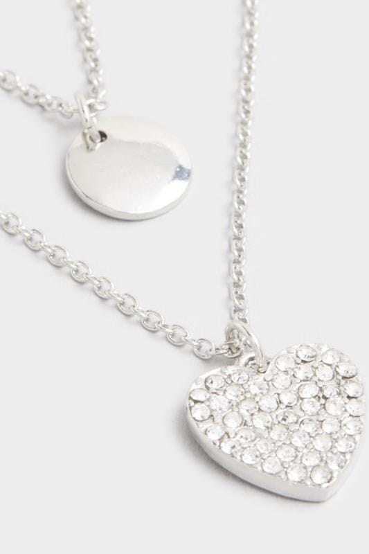 Silver Double Layer Diamante Heart Necklace_f49c.jpg