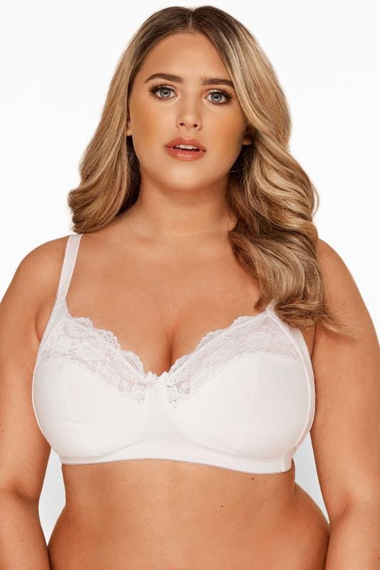 2 PACK Black & White Non-Wired Soft Cup Bras | Sizes 16 to 36 | Yours Clothing 2
