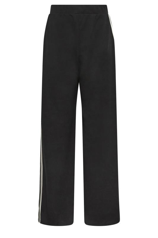 M&Co Black Side Stripe Wide Leg Trousers | M&Co 6