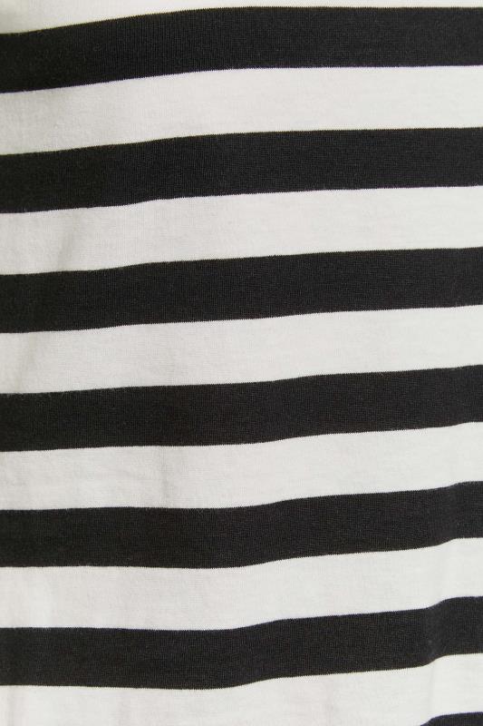 Petite Black Stripe Long Sleeve Top | PixieGirl 4