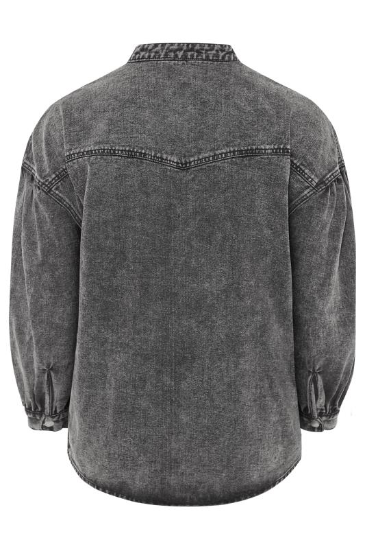 Balloon Sleeve Denim Jacket 