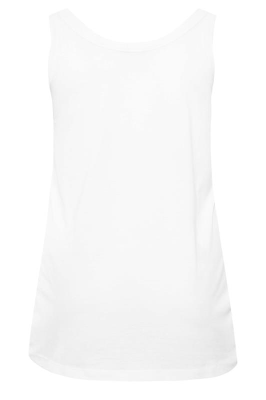 White Vest Top | Yours Clothing 6