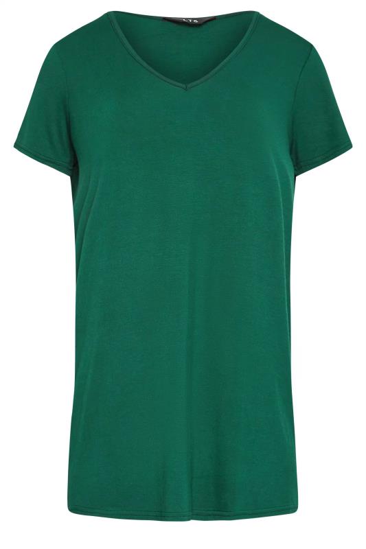 LTS Tall Women's Dark Green V-Neck T-Shirt | Long Tall Sally 5