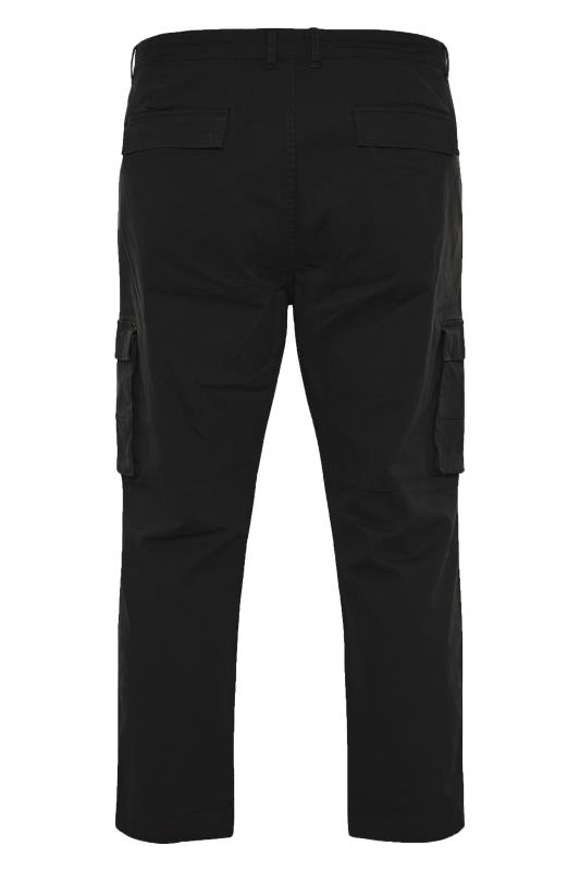 BadRhino Black Stretch Cargo Trousers | BadRhino 5