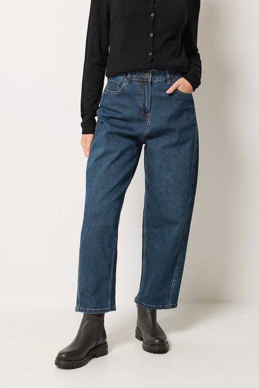  M&Co Indigo barrel jeans