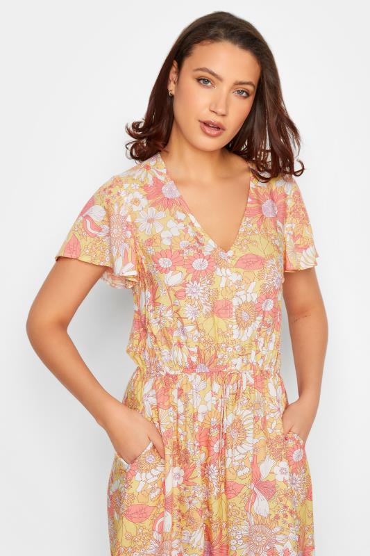 LTS Tall Womens Yellow Floral Print Maxi Dress | Long Tall Sally  4