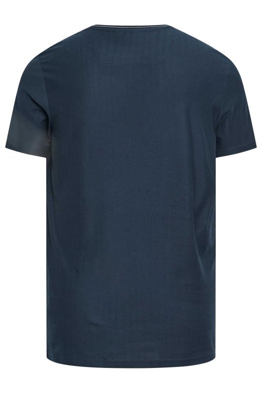 STUDIO A Big & Tall Navy Blue T-Shirt | BadRhino 2