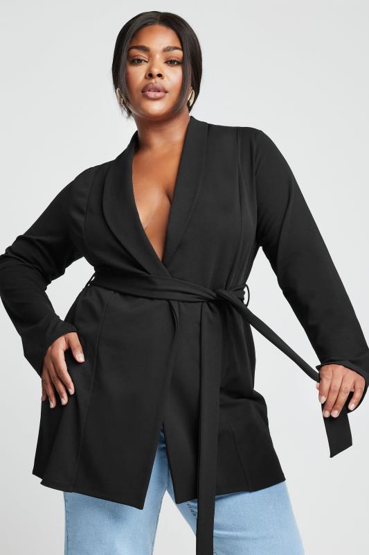 LIMITED COLLECTION Plus Size Black Blazer | Yours Clothing 1