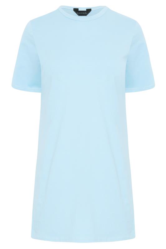 Petite Blue Oversized T-Shirt Dress 6